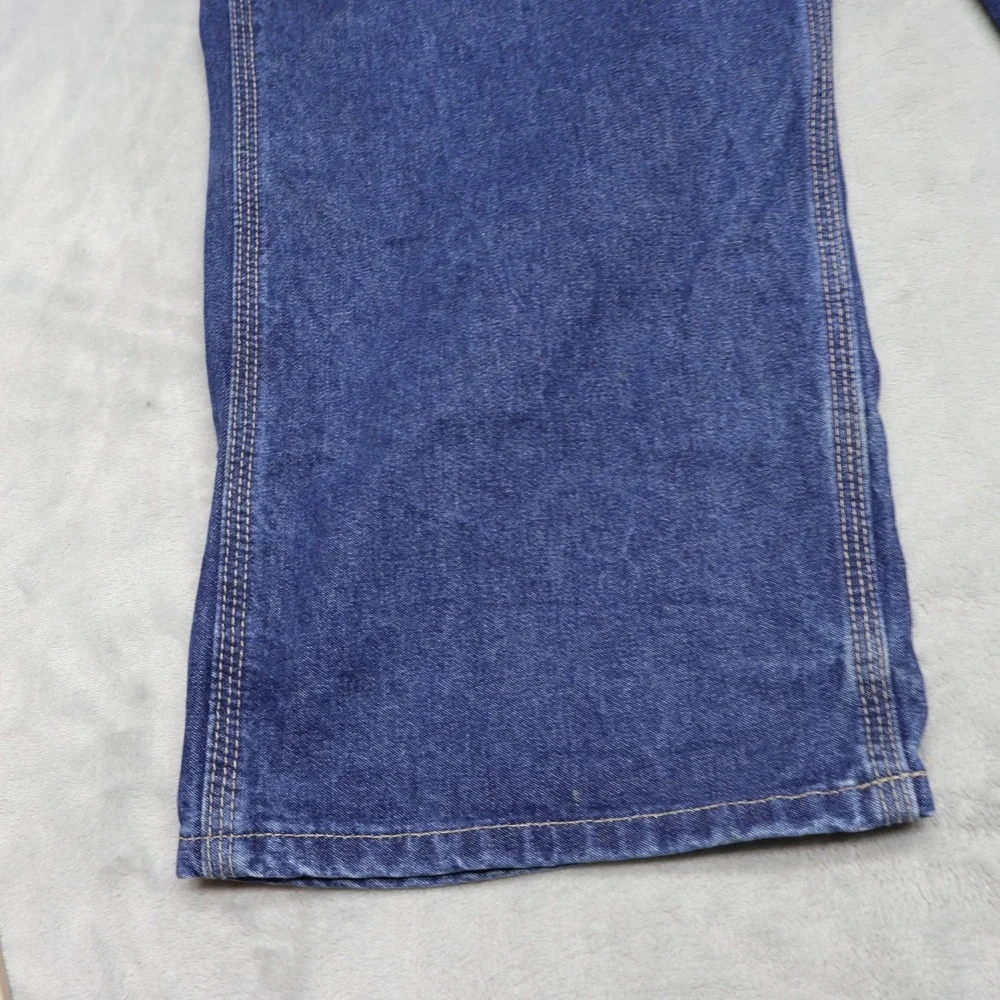 Carhartt Jeans‎ Men 38x30 Medium Wash Flame Resistant Denim Loose Fit Dungaree